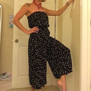 SILENCE + NOISE Strapless Jumpsuit